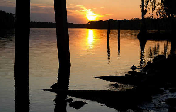 Sunset on the River